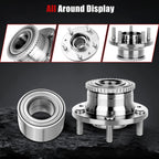 Set of 4 Wheel Hub Bearing Assemblies for Lincoln MKZ, Ford Fusion (2006–2012)