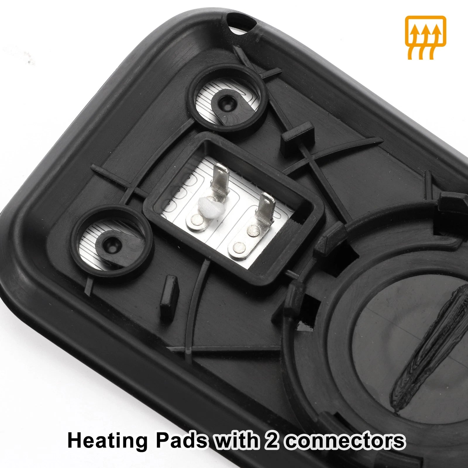 Right Lower Heated White Mirror Glass for Hyundai H350 (2015–2020)