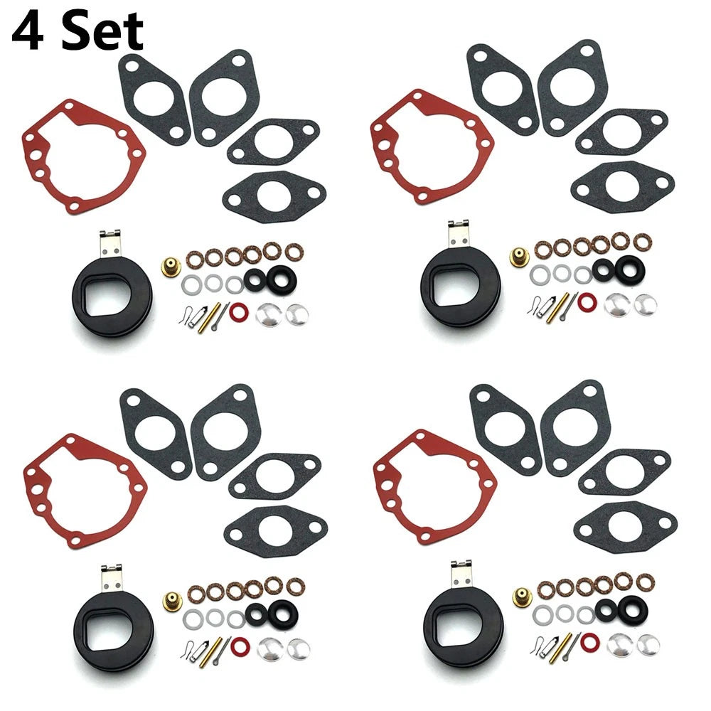 4X Carburetor Kit for Johnson Evinrude 1.5hp 2hp 3hp (18-7043, 382048)