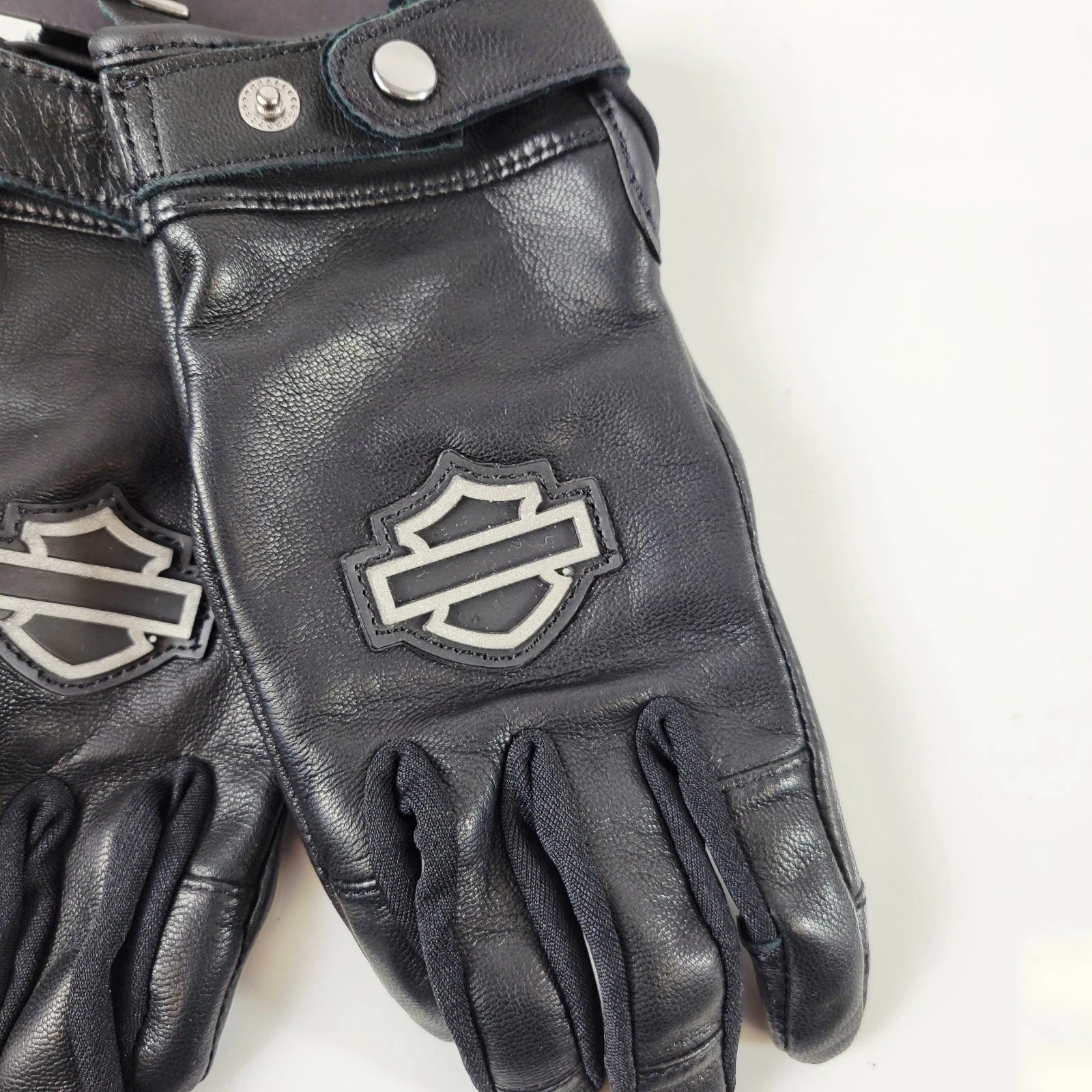 Full-Finger Leather Gloves for Harley-Davidson (98189-22V)