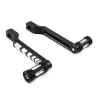 Black Heel & Toe Shift Lever & Shifter Pegs for Harley FLHT FLTR