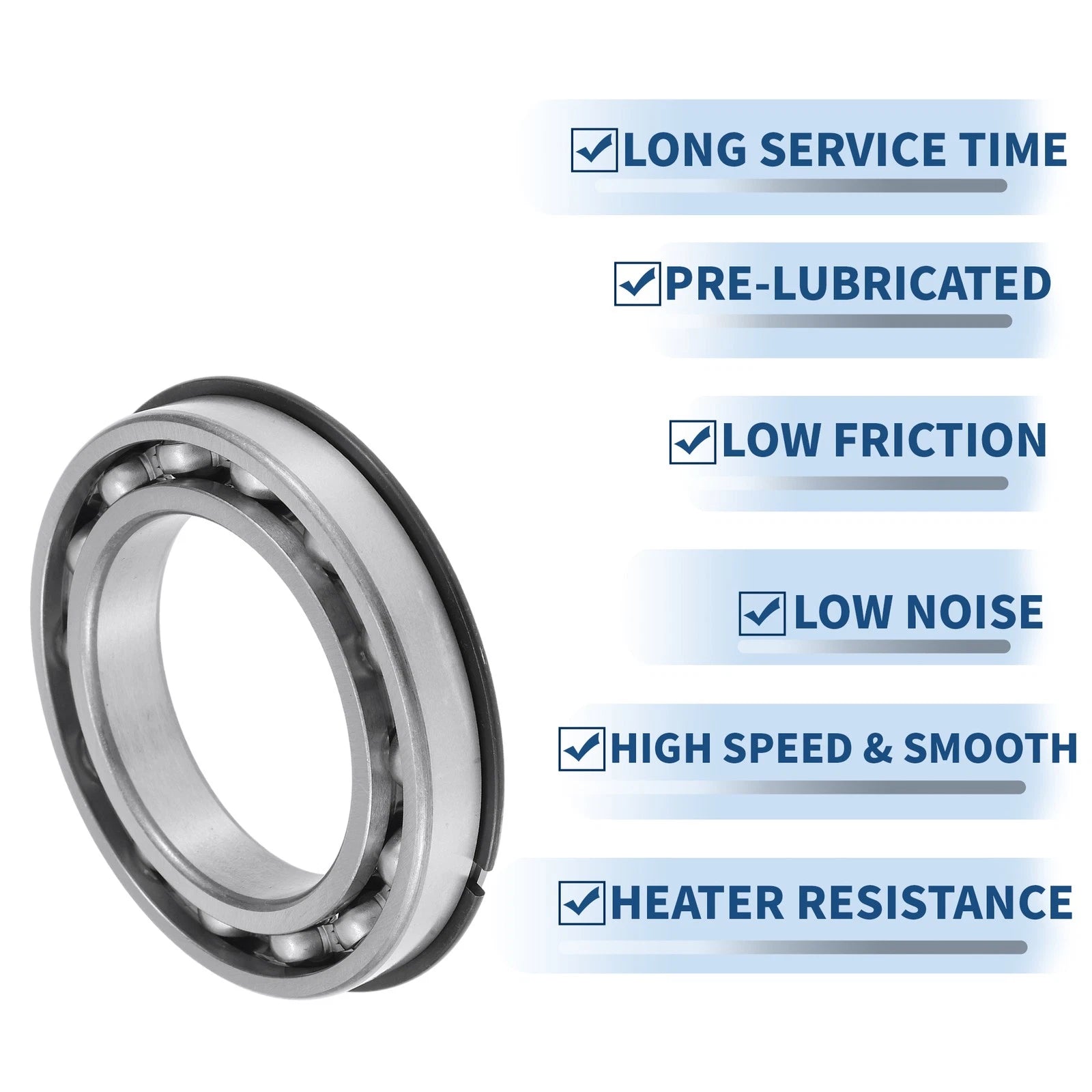 Deep Groove Ball Bearing 6015NR for Scooter Skateboard Wheel (P0 75x115x20mm)