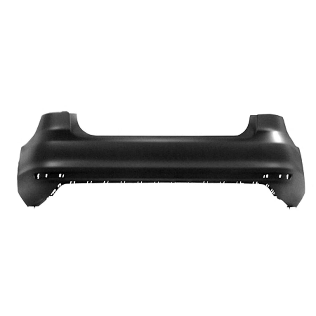 Replacement Primed/Ready to Paint Rear Bumper Cover w/o Park Assist Sensor Holes
