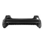 Replacement Primed/Ready to Paint Rear Bumper Cover w/o Park Assist Sensor Holes