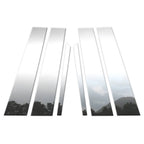6Pc Chrome Pillar Post Covers Replacement for Cadillac STS (2005–2016)