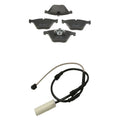 Hella Front Low-Met Disc Brake Pad Set with Sensor for BMW E84 X1 (2013–2015)