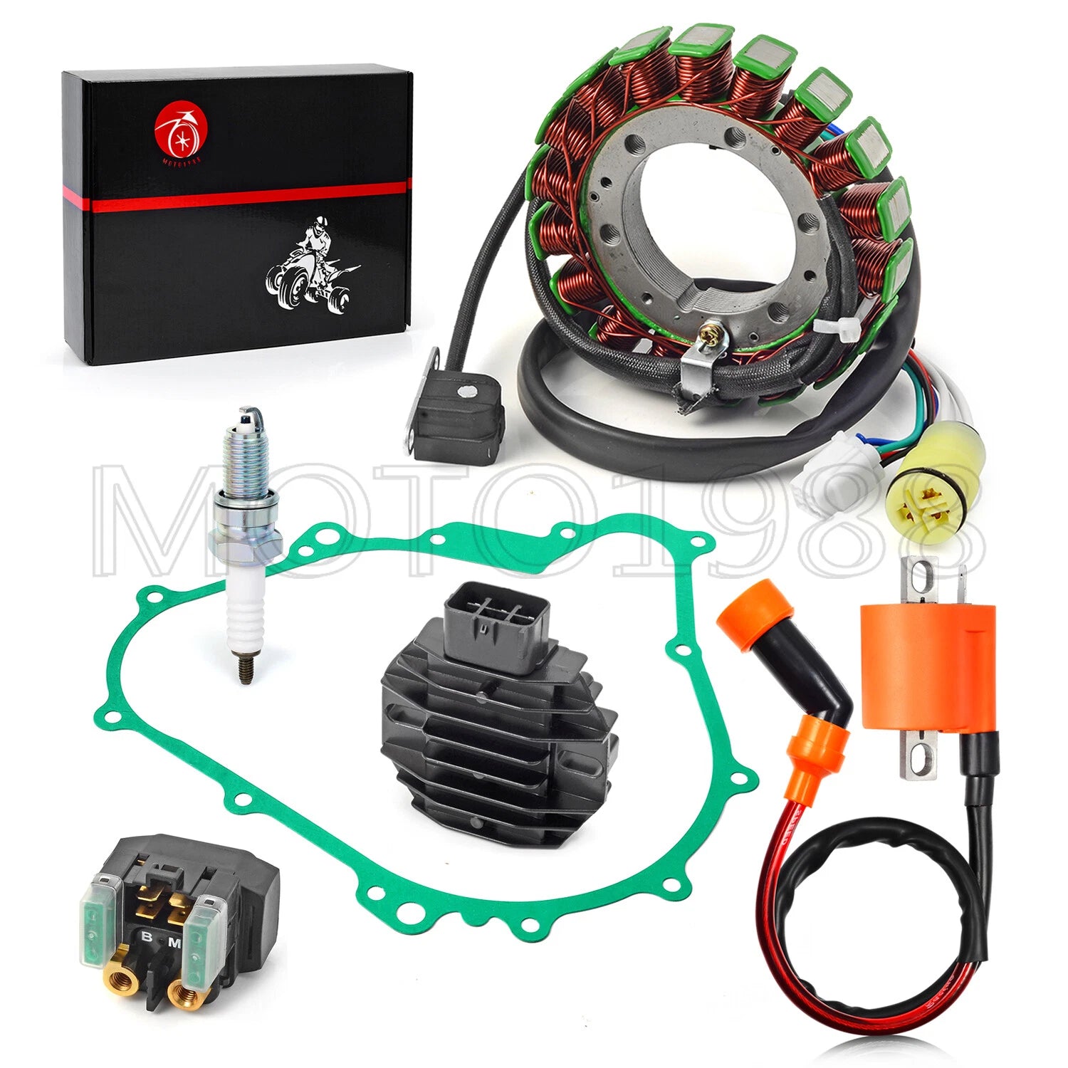 Stator & Rectifier Coil Relay for Yamaha Kodiak 400 450 (2003-2006)