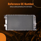 3 Row Aluminum Cooling Radiator for Silverado 2500 HD 6.6L (2001–2005) 89018318