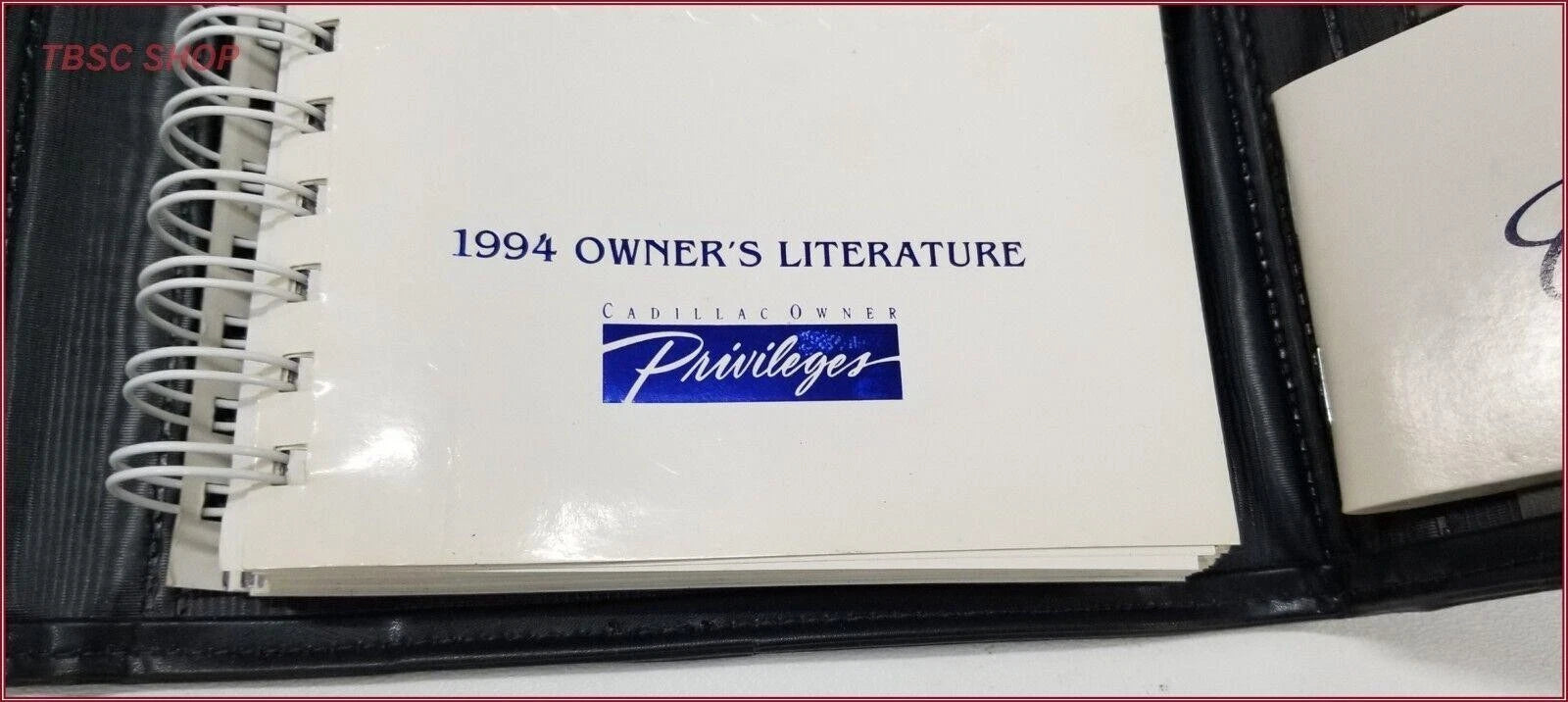 Owners Manual Handbook Case for Cadillac Deville Concours (1994)