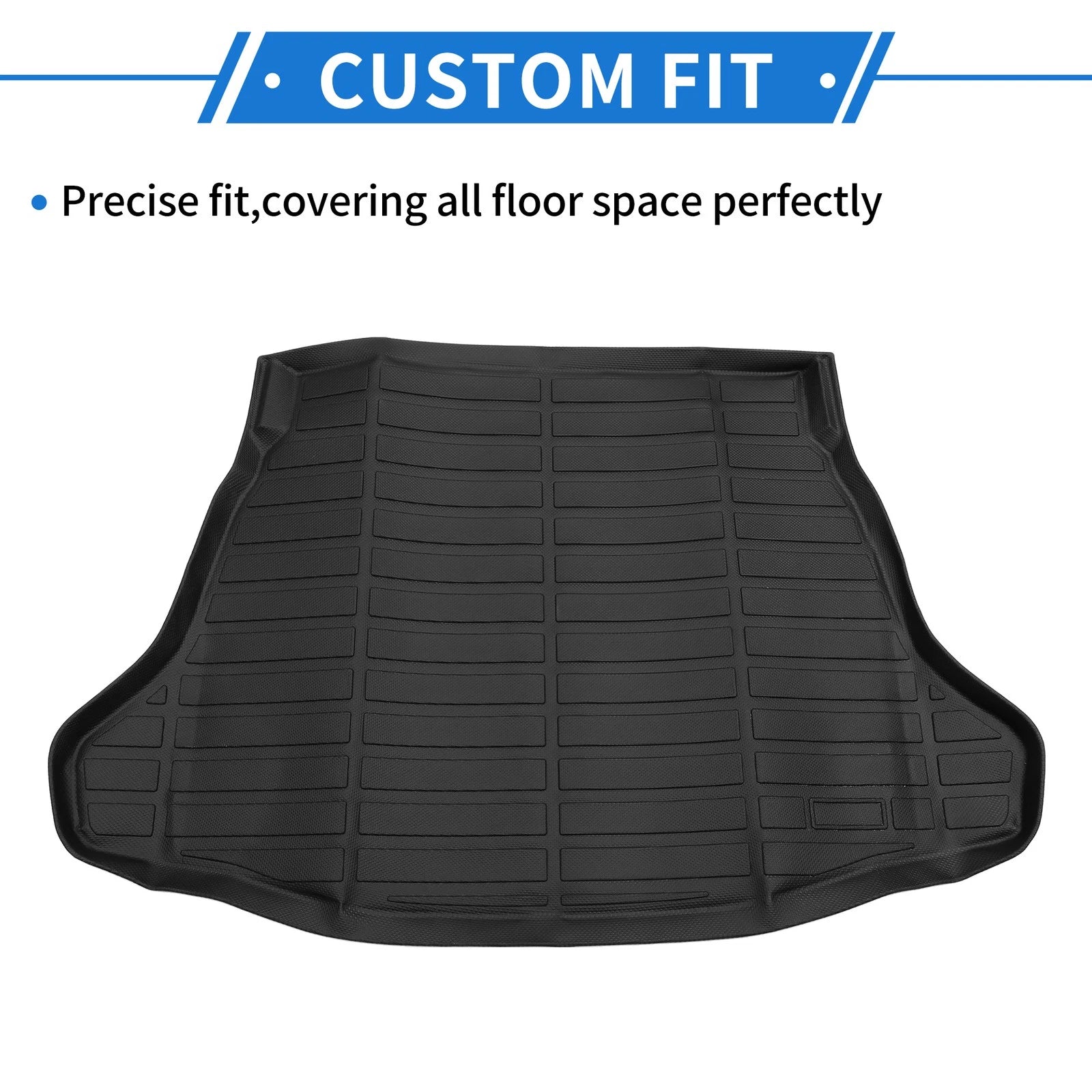 Cargo Liner Rear Trunk Mat for Toyota Prius (2016–2022) TPE Long Stripe