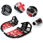 Nerf Bars for Honda TRX450R 450ER (2004–2009) - Aluminum, Red/Black