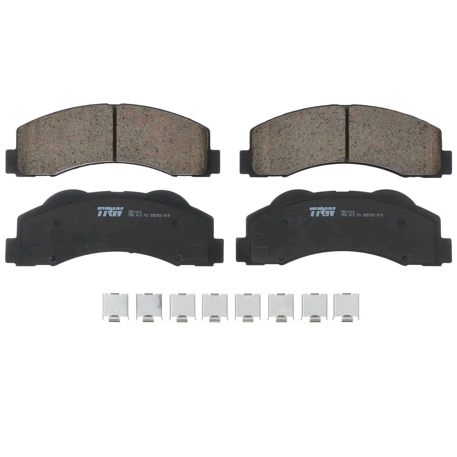Front Brake Kit 350mm Disc Rotors TRW Pro Ceramic Pads for Ford F-150 (2015–2023)