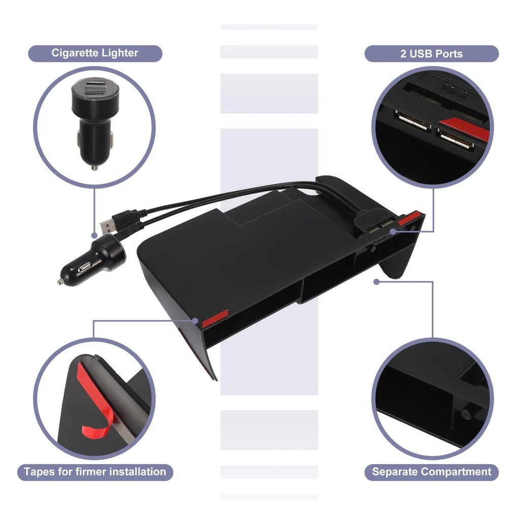 Center Console Storage Box Organizer for Toyota RAV4 (2019–2021)