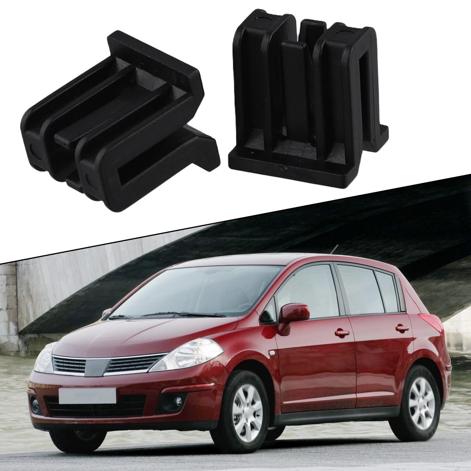 20 Pcs Black Plastic Rivet Clips for Nissan Teana Tiida (2003–2019) 712662552567