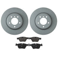 Hella Front Rotors & TRW Pro Low-Met Disc Brake Pads Kit for BMW Z4 (2009–2016)