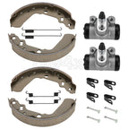 Front Brake Wheel Cylinders & Shoes for Suzuki KingQuad 300 4x4 (1999–2001)