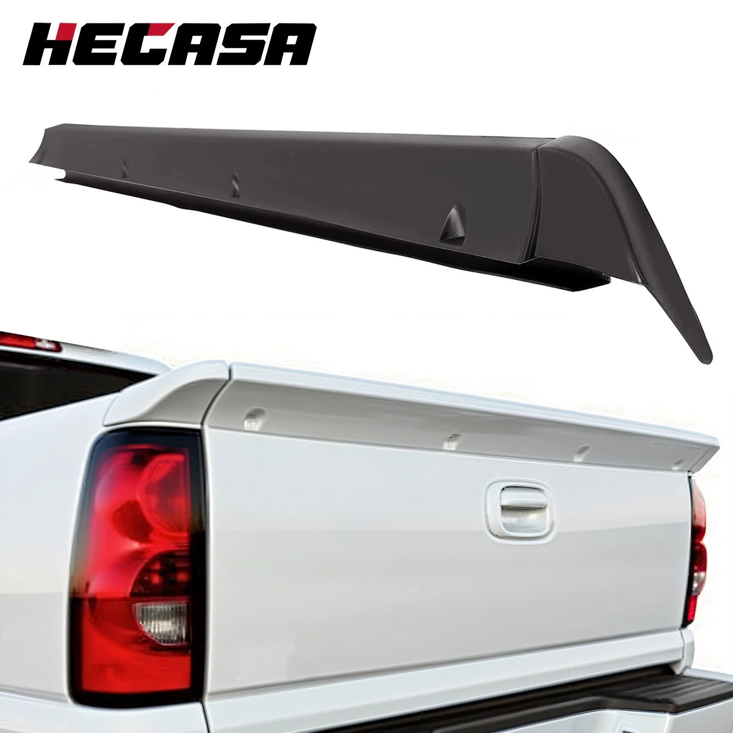 Tailgate Rear Spoiler Wing for Chevy Silverado GMC Sierra (1999–2006)