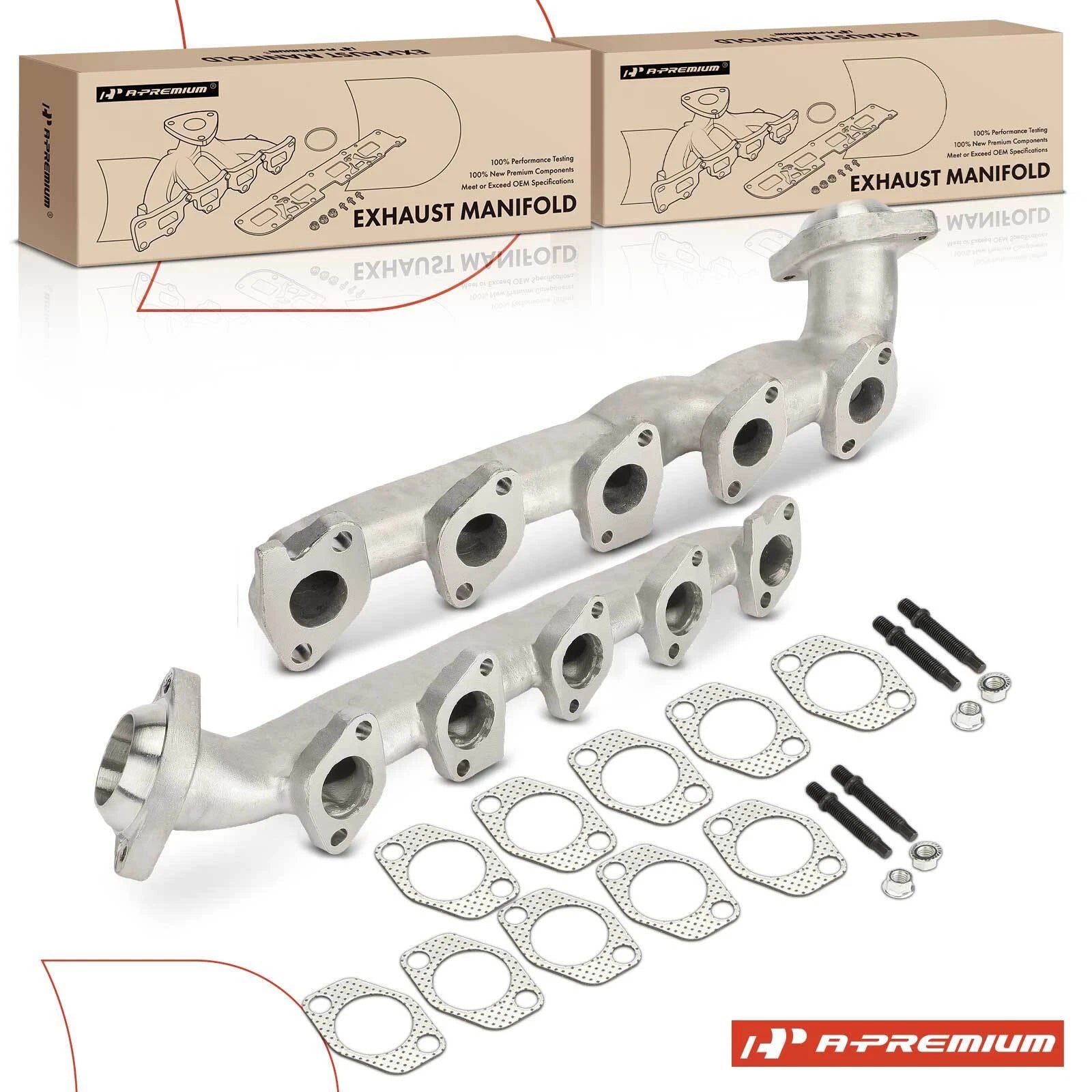 2X Exhaust Manifold for Ford F-250 Super Duty (2000–2004)