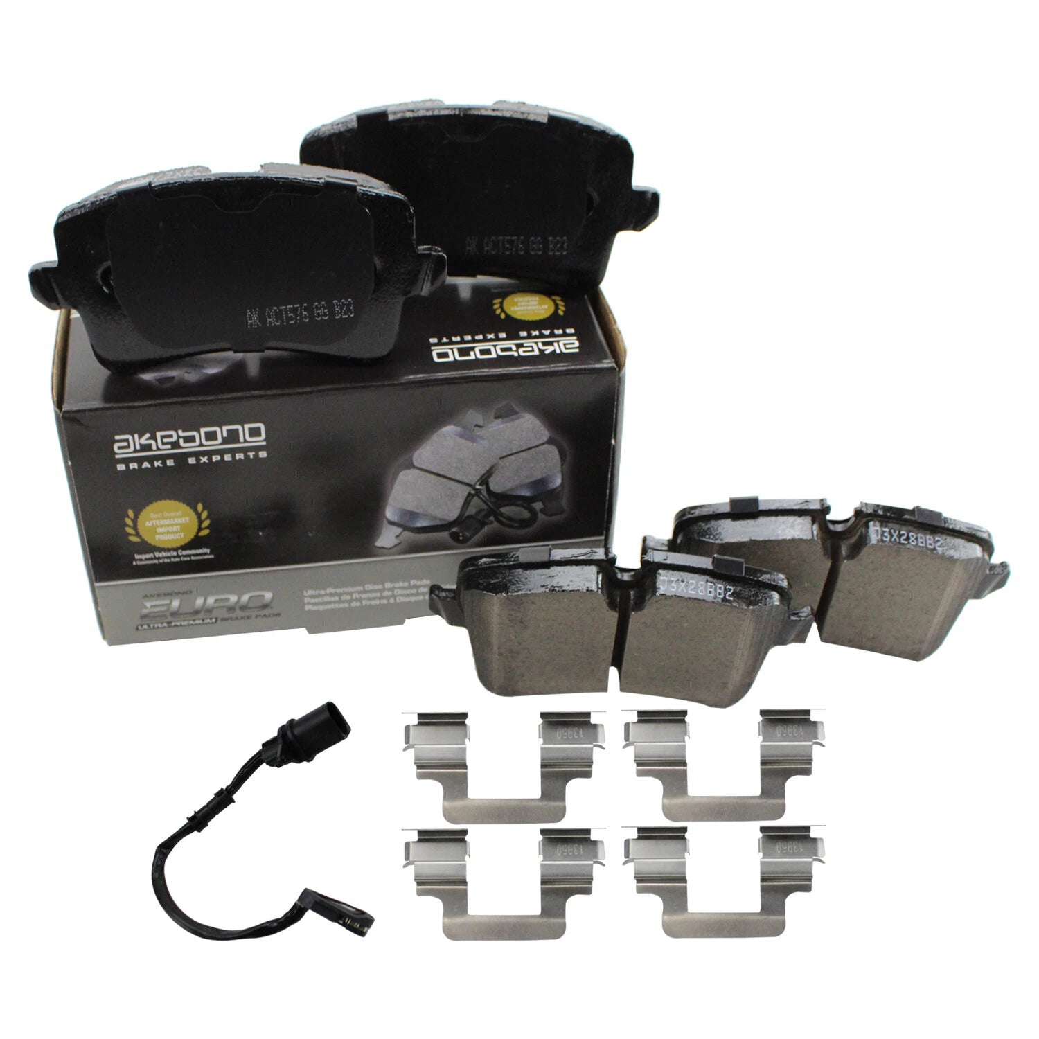 Set of 4 Rear Disc Brake Pads for Audi A6 A7 Quattro RS5 RS7 S6 S7 Porsche Macan