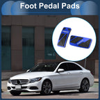 Set of 2 Automatic Foot Accelerator Pedal Covers for Ford Ranger (2024) Blue