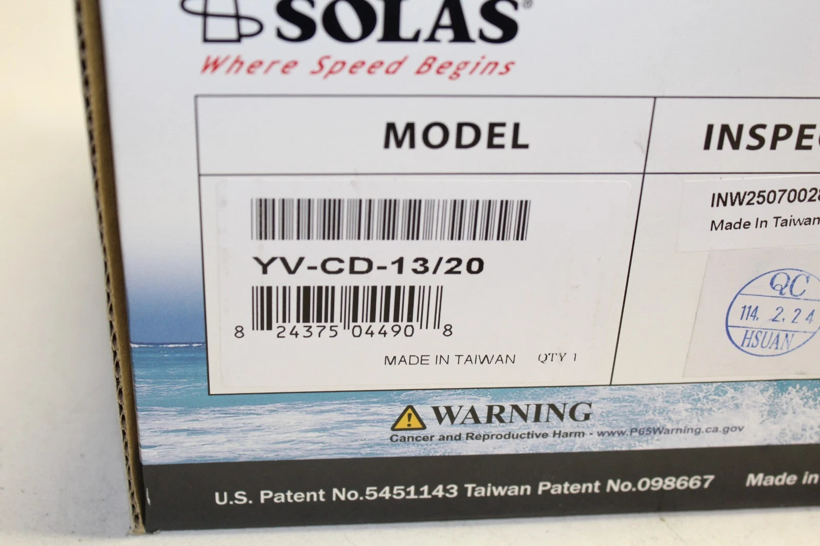 Solas Impeller YV-CD-13/20 for Yamaha Waverunner FZS FZR FX SVHO GP1800R (2018–2023)