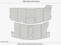 EVA Pads for Alaskan 65 Flushdeck Swim Platform Cockpit (2006)
