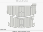 EVA Pads for Alaskan 65 Flushdeck Swim Platform Cockpit (2006)