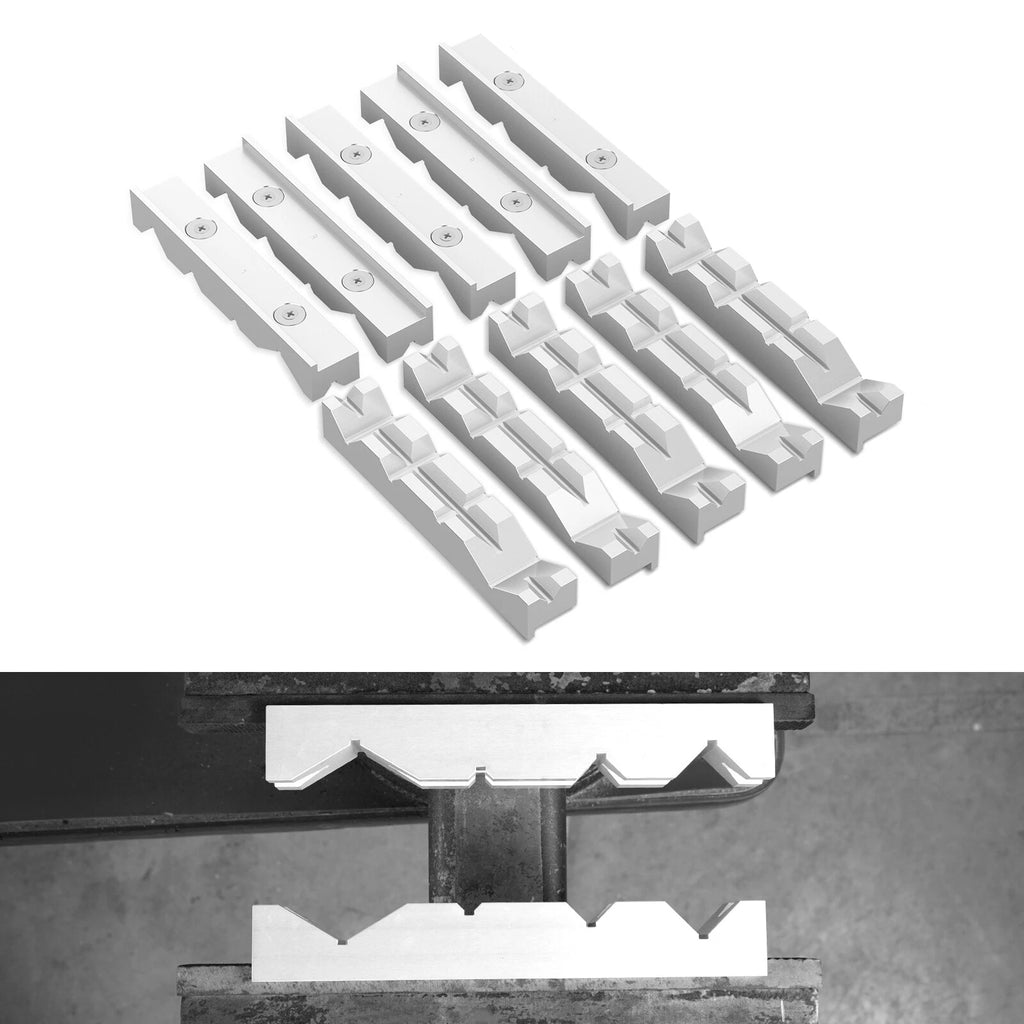 Set of 10 Soft Jaws for Kurt Type Vise 8"x1.38"x1.181"
