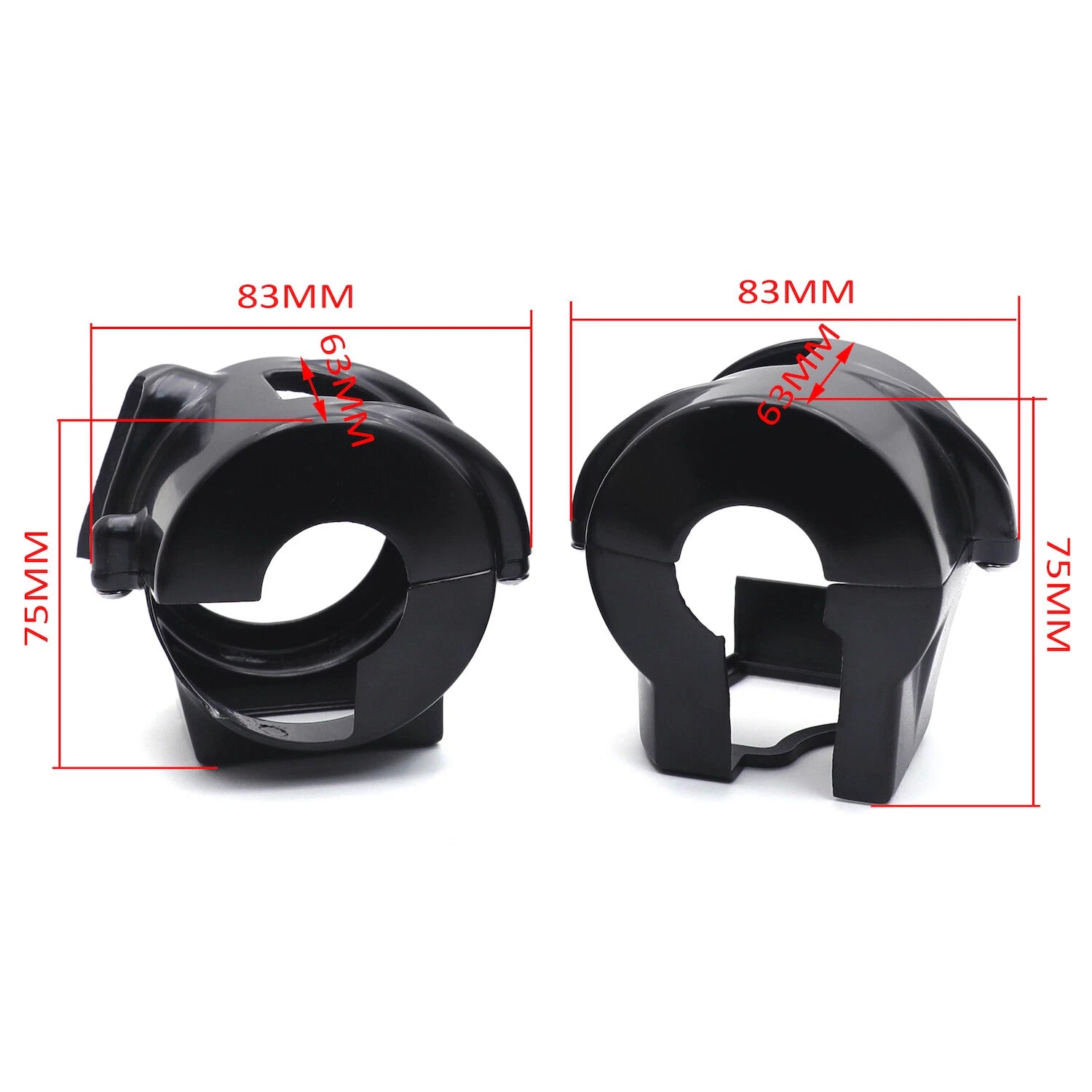 Black Switch Housing Cover for Honda Shadow VTX1300 VT600 VLX VT750 (2001–2007)