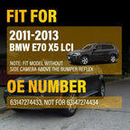 2X Front Reflector Bumper Cover for BMW X5 E70 (2011-2013)