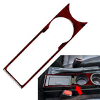 Water Cup Holder Panel Frame Cover Trim for BMW 3 Series E36 (1994–1996) Red Wood Grain