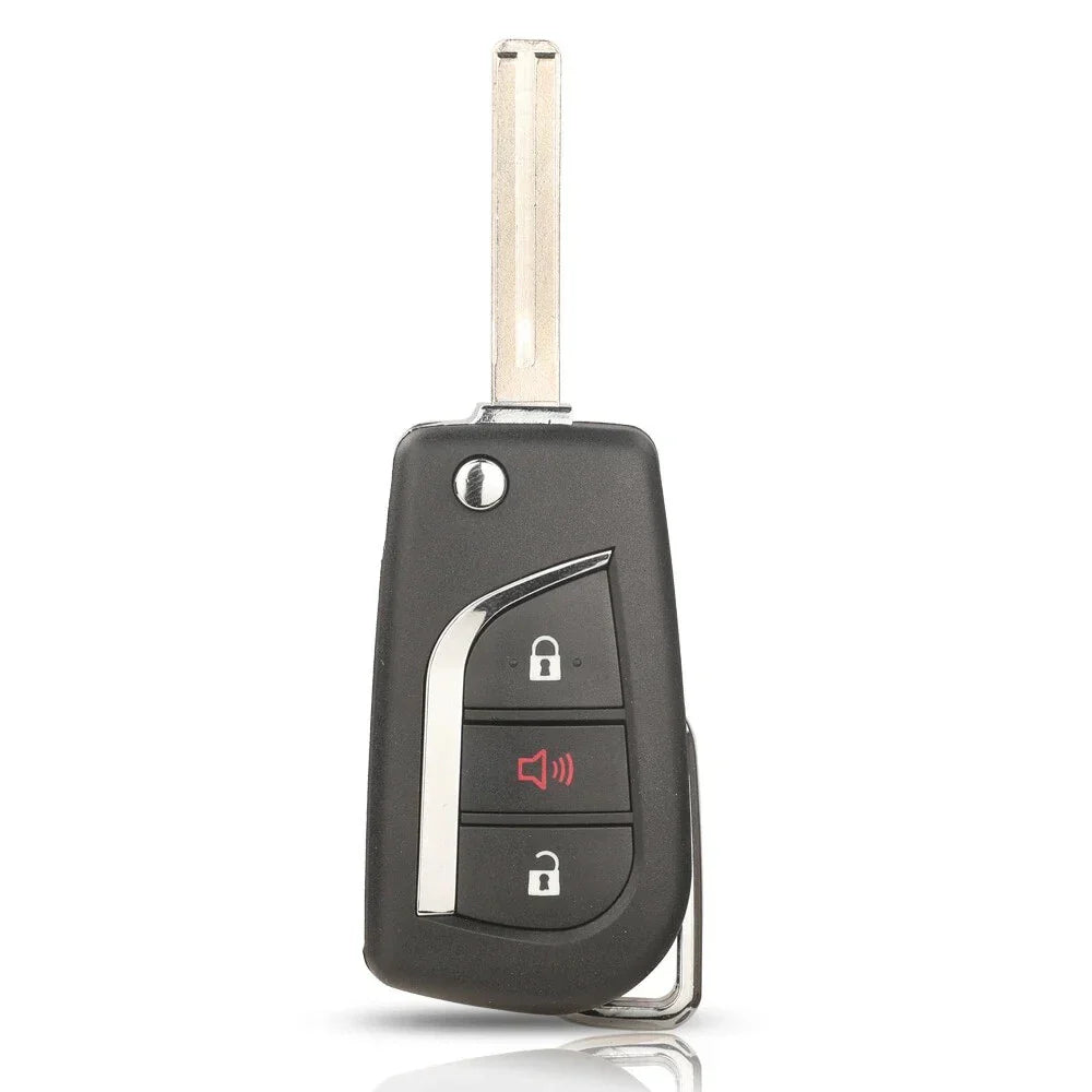 3 Button Remote Car Key Control for Toyota Vios Hilux RAV4 Yaris (2013-2015)