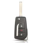 3 Button Remote Car Key Control for Toyota Vios Hilux RAV4 Yaris (2013-2015)