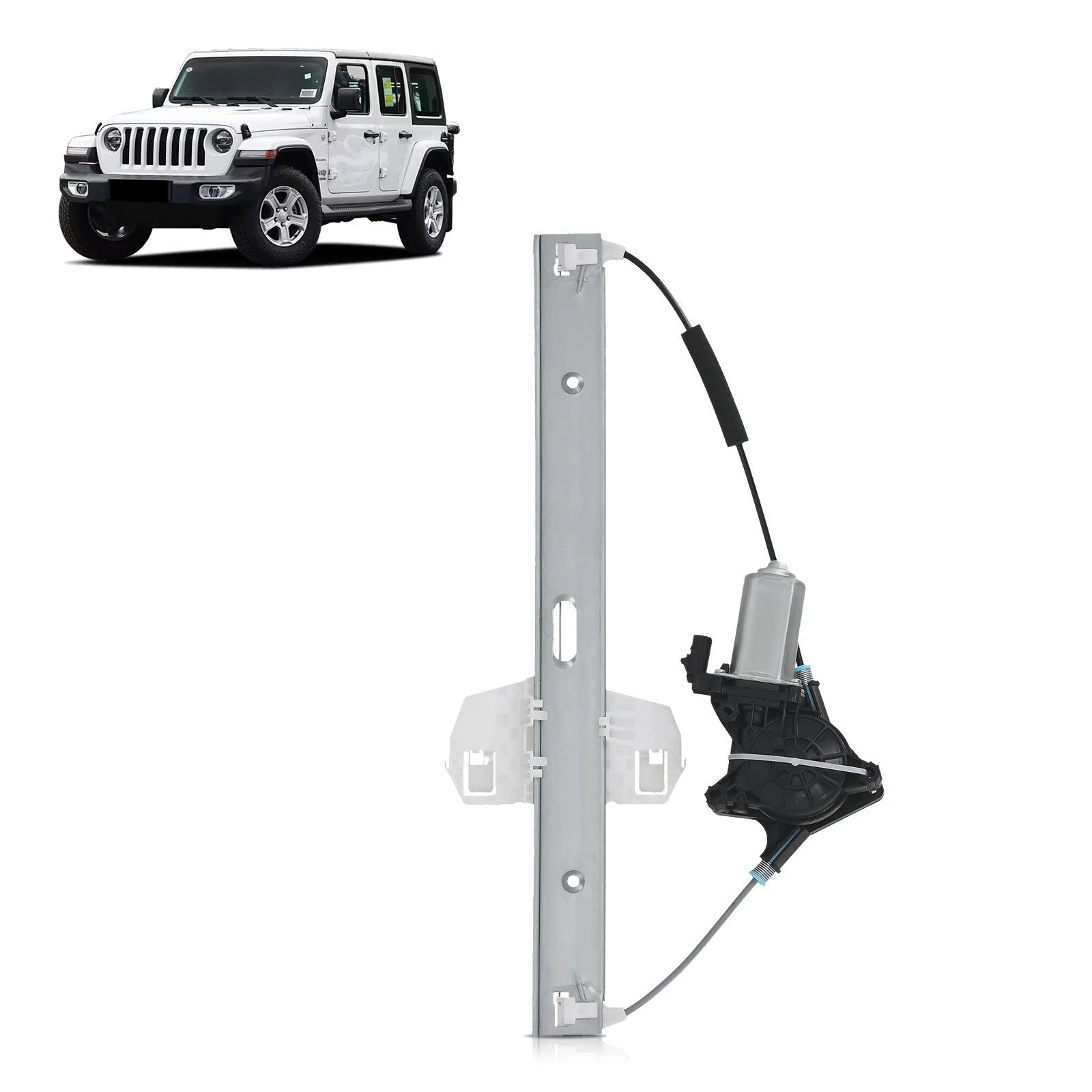 Power Window Regulator Assembly for Jeep Wrangler (2007–2018) Front Passenger Side