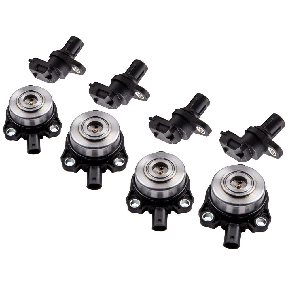 8pcs Camshaft Position Sensor & Adjuster Magnet for Mercedes-Benz CLK350 SL550 (2007–2009)