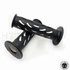 7/8" Bean Engraved White Plastic Hand Grips for Honda CBR 600