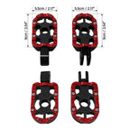 Driver Passenger Footpeg Pegs for Harley Softail Low Rider Fat Bob (2018-2025)