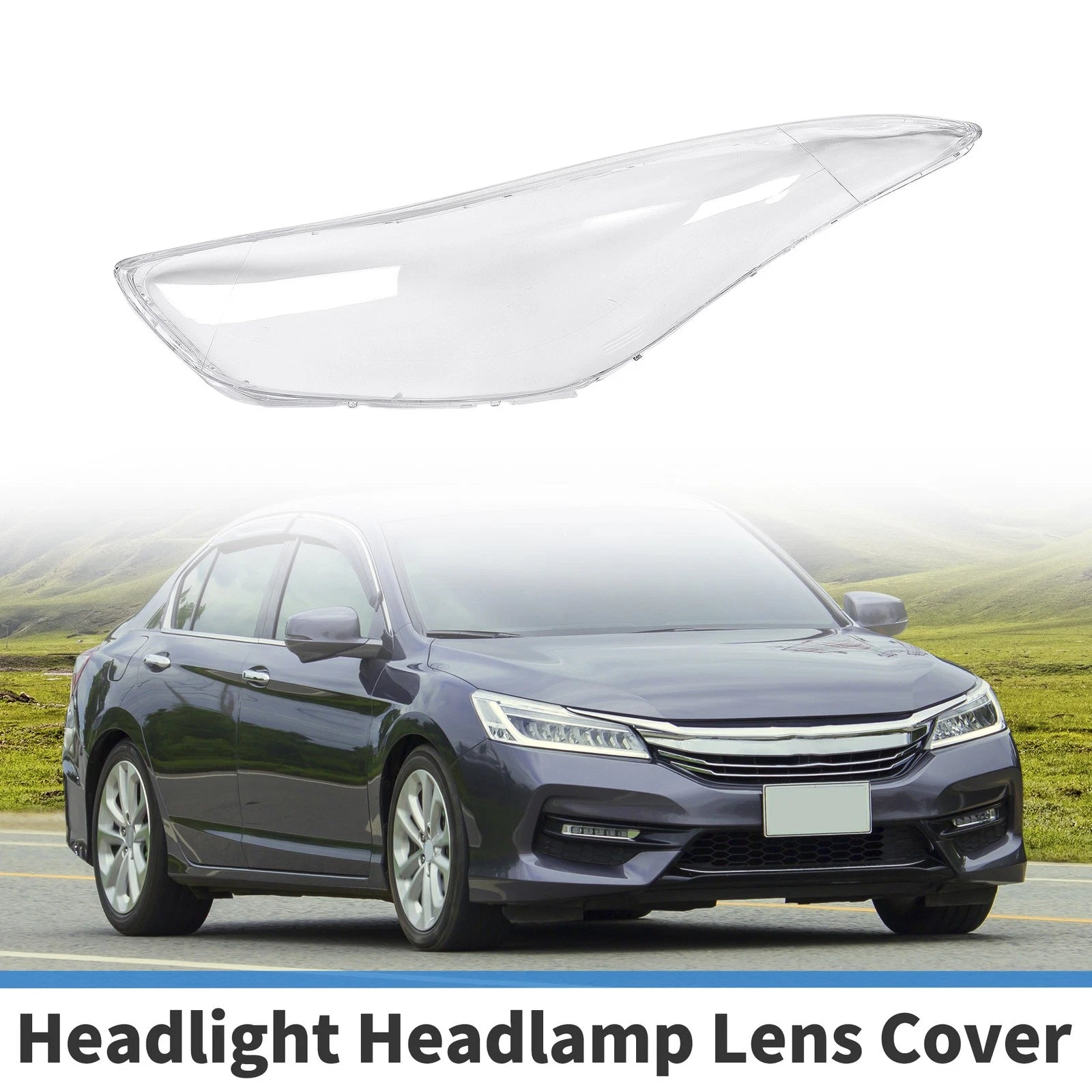 Headlight Lens Cover for Hyundai Elantra (2011–2016) PC Clear