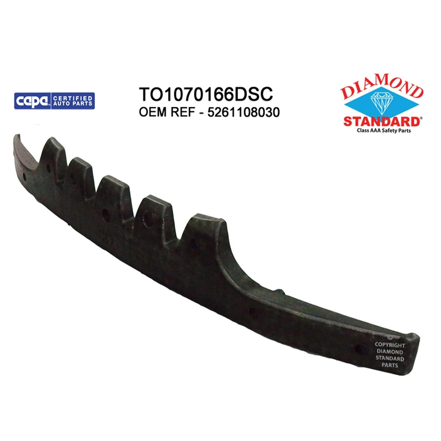 Front Bumper Impact Absorber Replacement Expanded Polypropylene for Toyota (—)