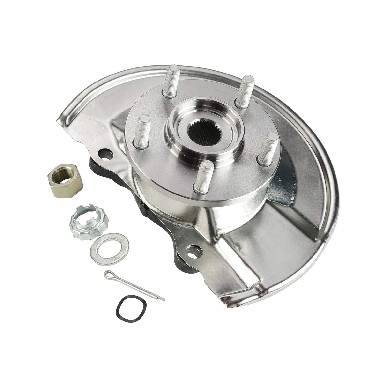2X Front Knuckle & Wheel Bearing Hub for Dodge Caliber Jeep Compass (2007-2012)