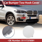 Front Tow Hook Cover for BMW X5 F15 (2014–2018) No. 51117378591 White