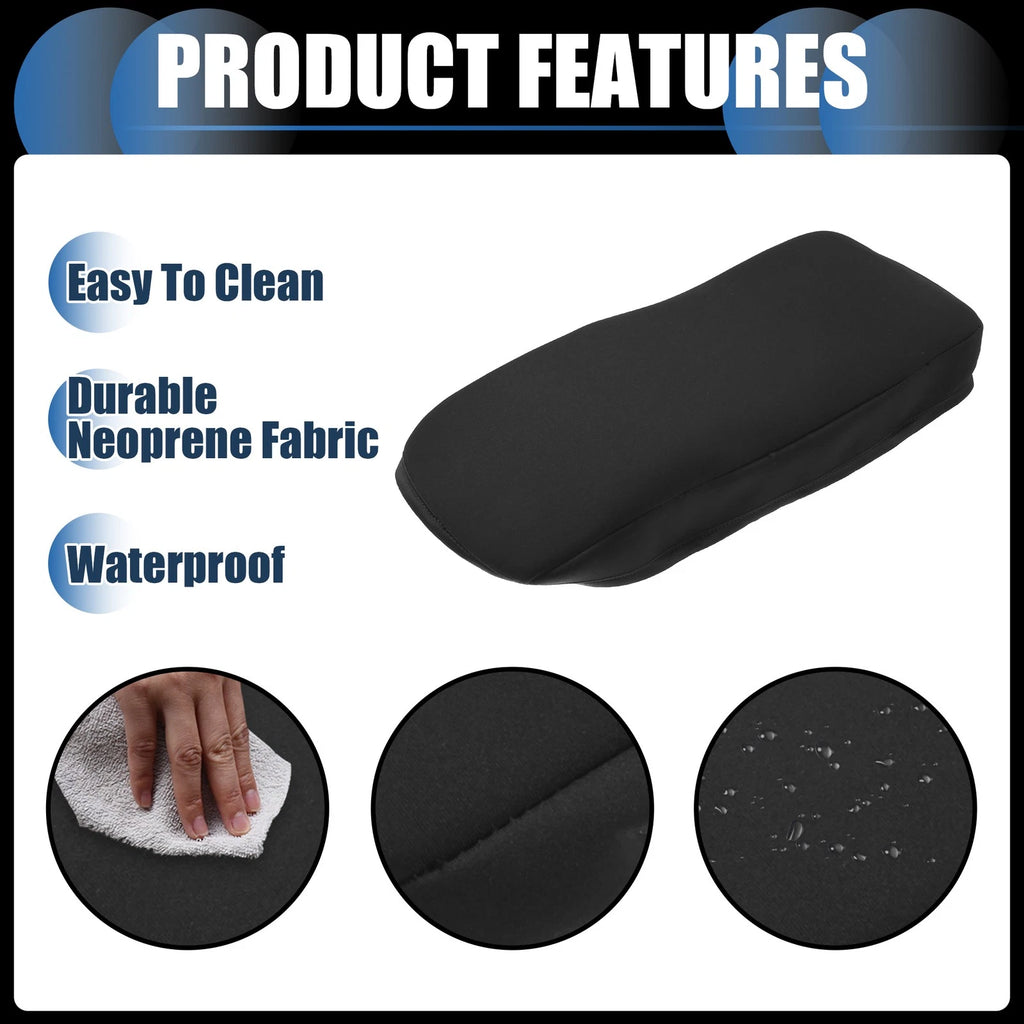 Armrest Protector Cover Pad for Lexus ES350 (2008–2012) Black