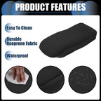 Armrest Protector Cover Pad for Lexus ES350 (2008–2012) Black