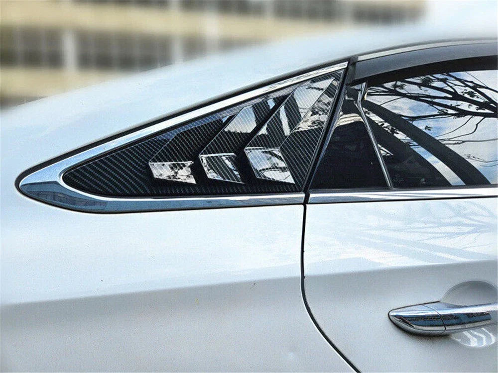 Carbon Fiber Look Side Window Louvers for Hyundai Sonata (2015-2019)