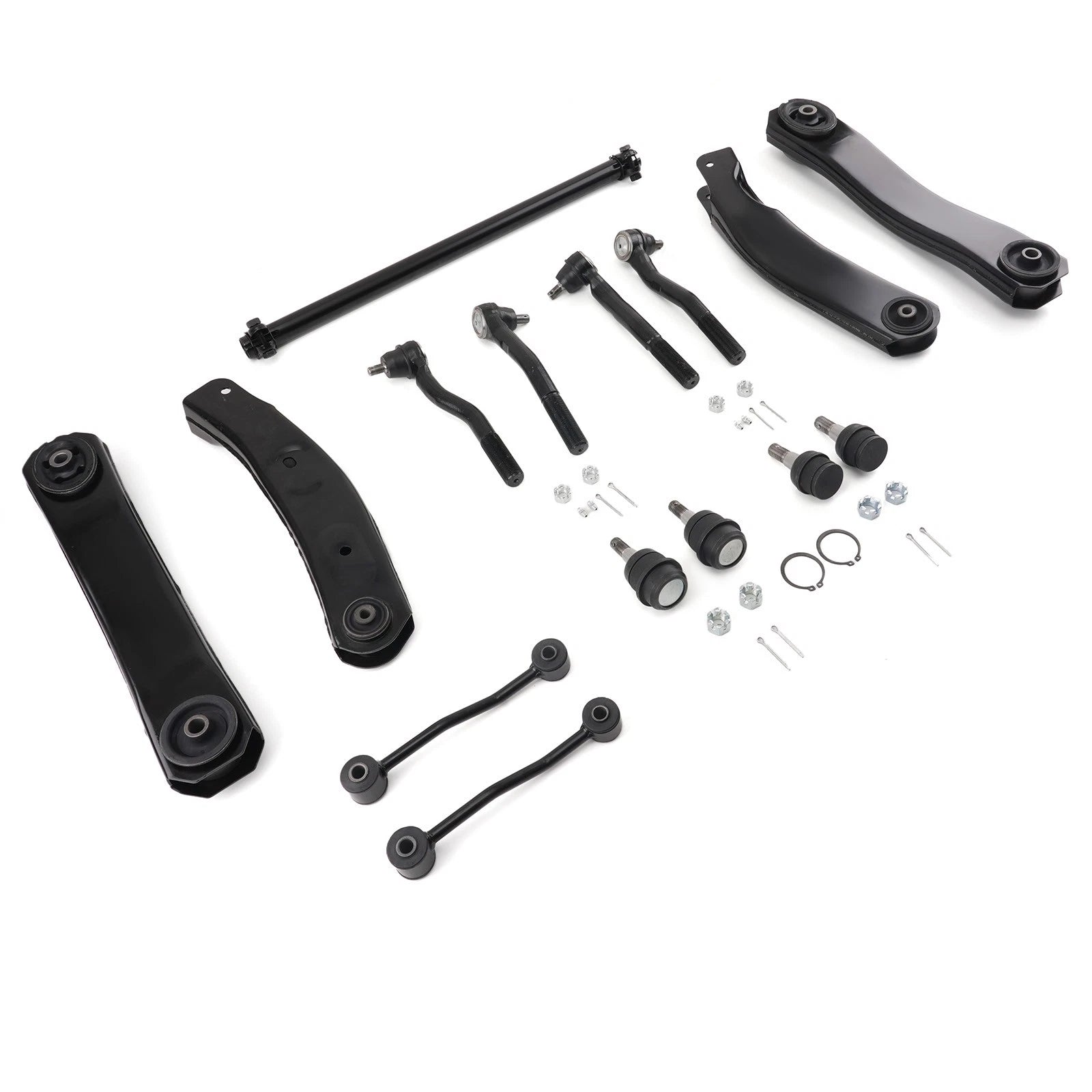 Front Control Arms with Ball Joints and Tie Rods for Jeep Grand Cherokee (1999–2004)