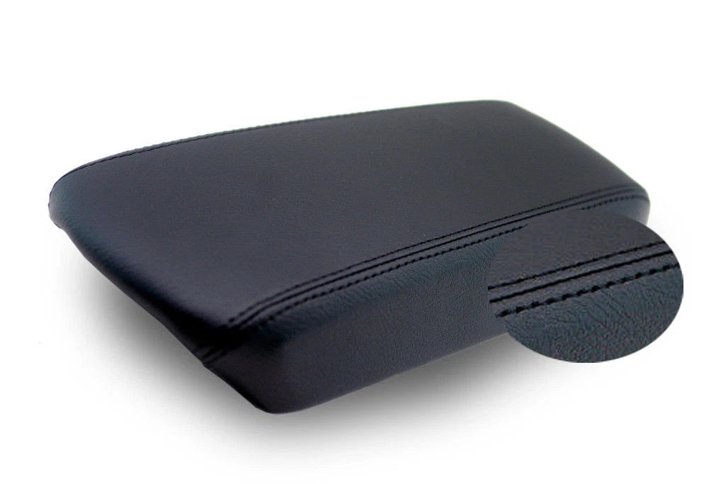 Center Console Armrest Cover for Ford Focus (2008–2011) Black Leather