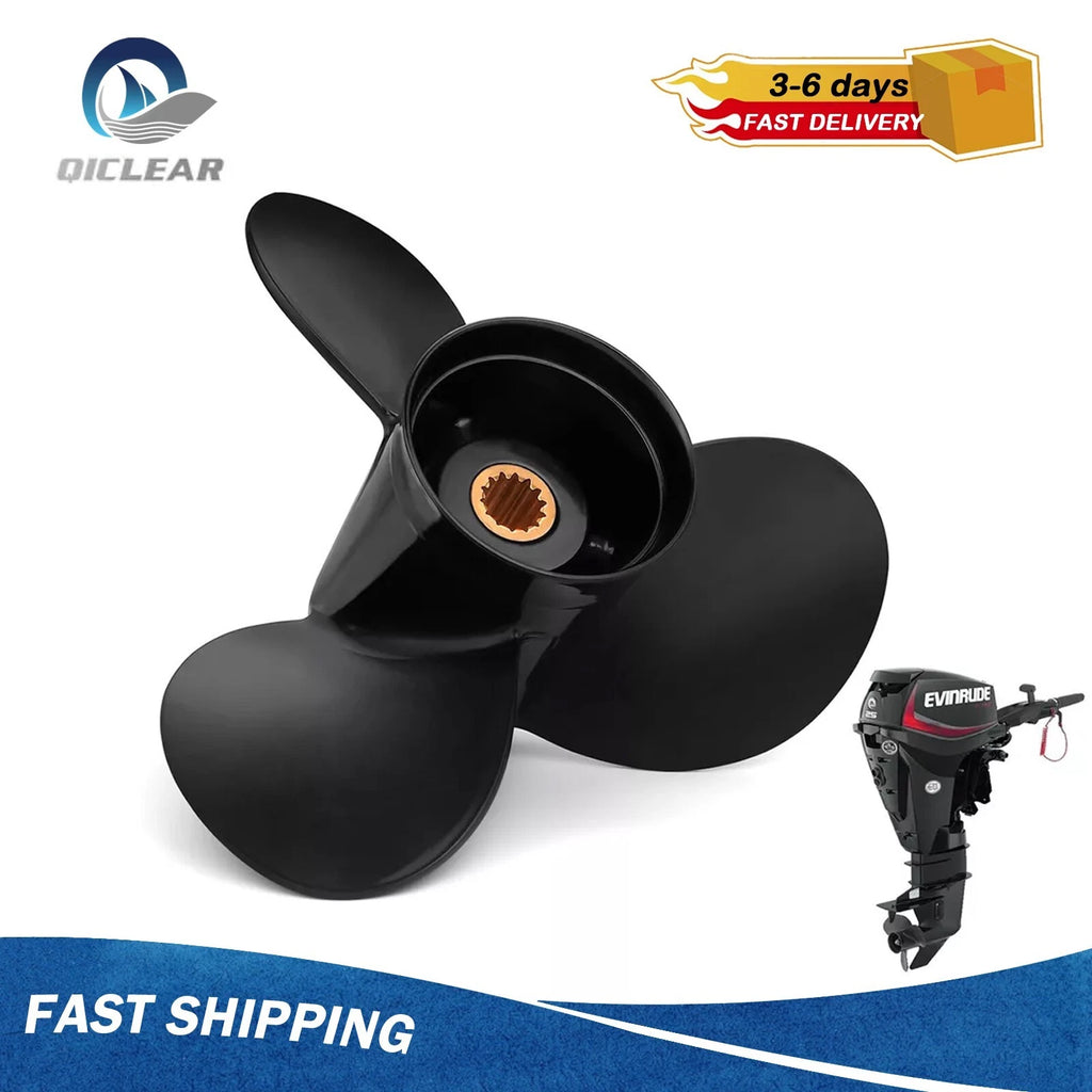 Propeller 9 1/4 x 10 for Evinrude 8-15HP (13 Spline RH)