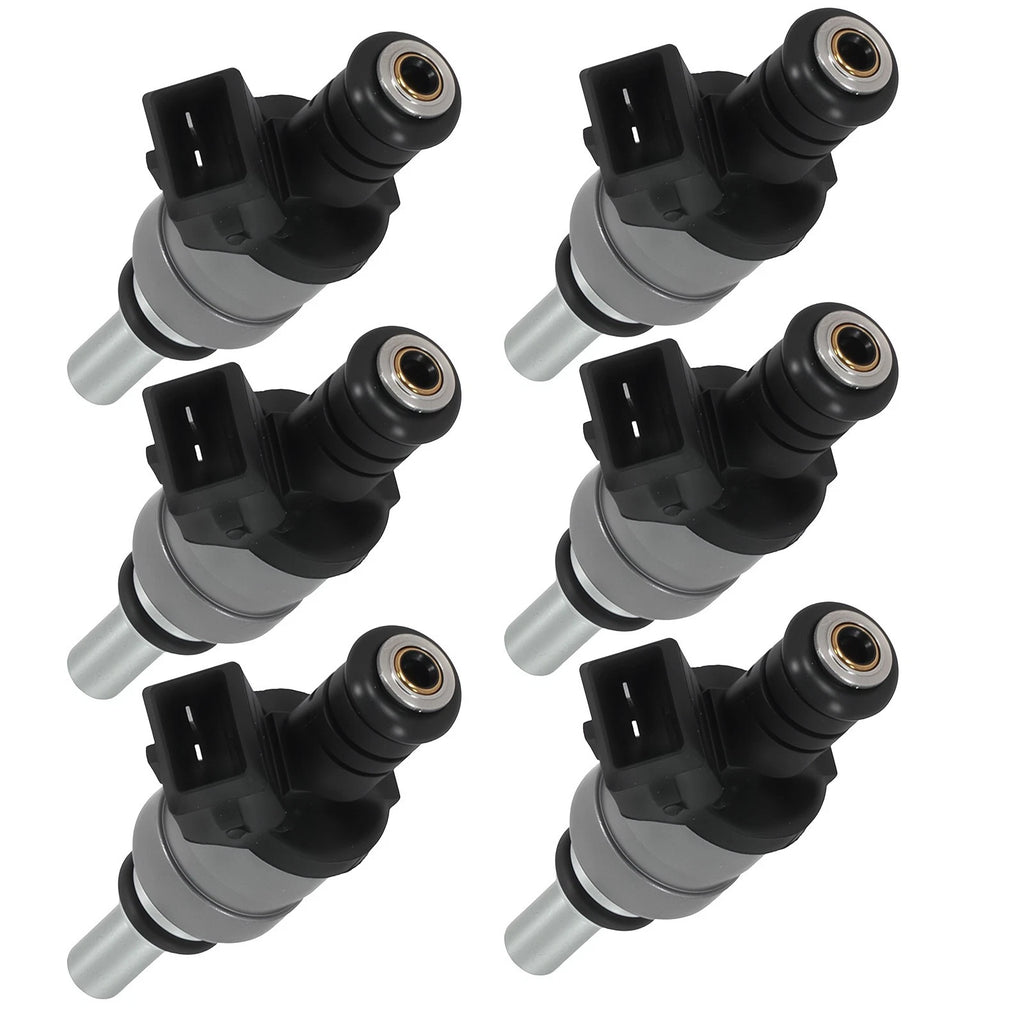 Set of 6 Fuel Injectors for BMW 323i 2.5L (1998–2000) FJ491 2 Hole