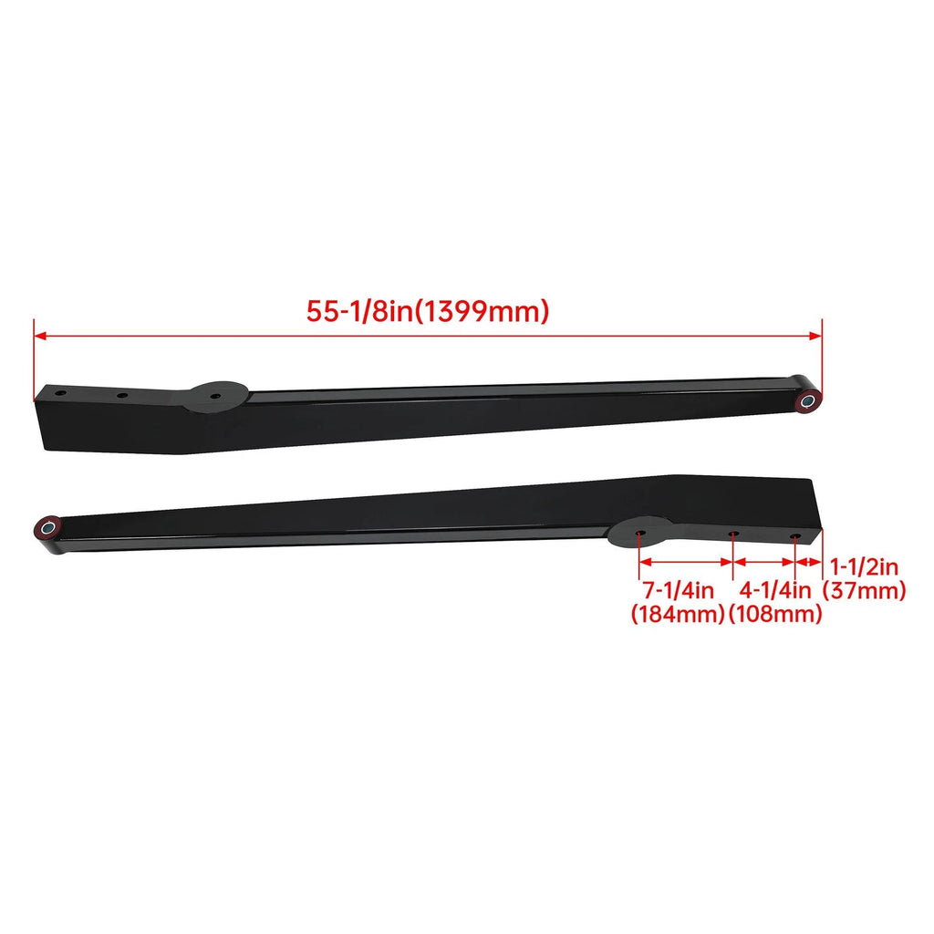 Set of 2 Tubular Trailing Arms for Chevrolet C10 C20 C30 (1960–1972)
