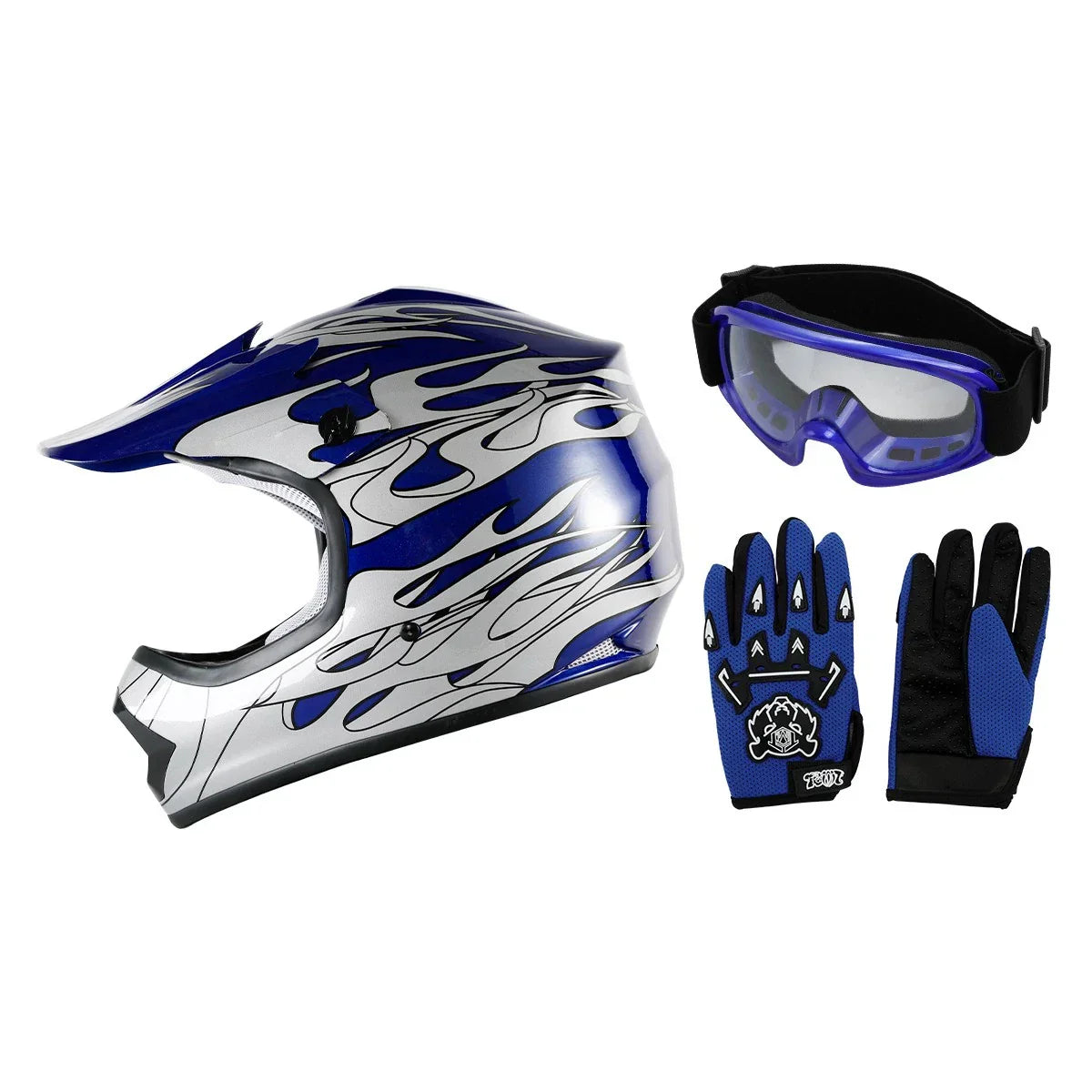 Youth ATV Helmet DOT Offroad Racing for Kids S M L XL